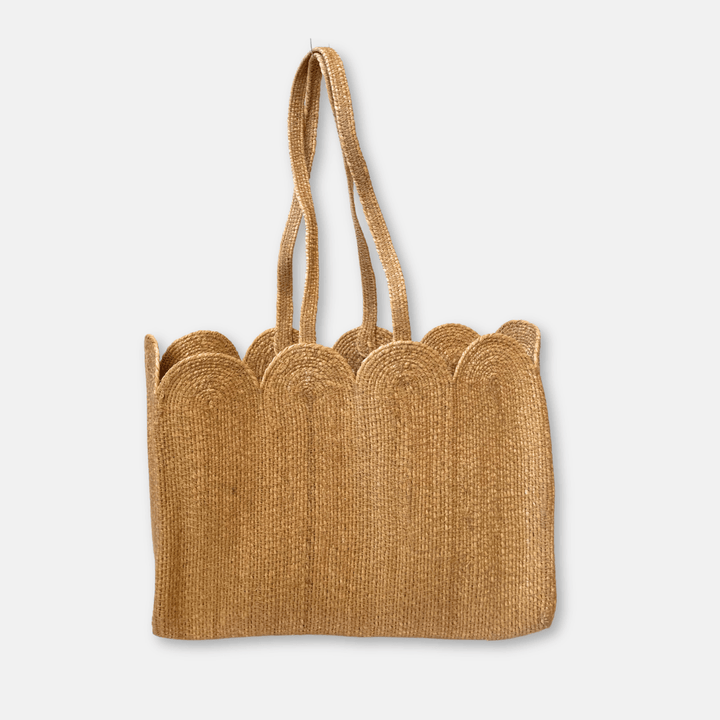 Scallop Natural Jute Bag