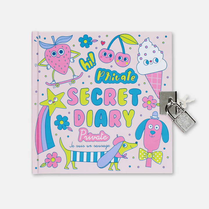 Secret Padlock Diary