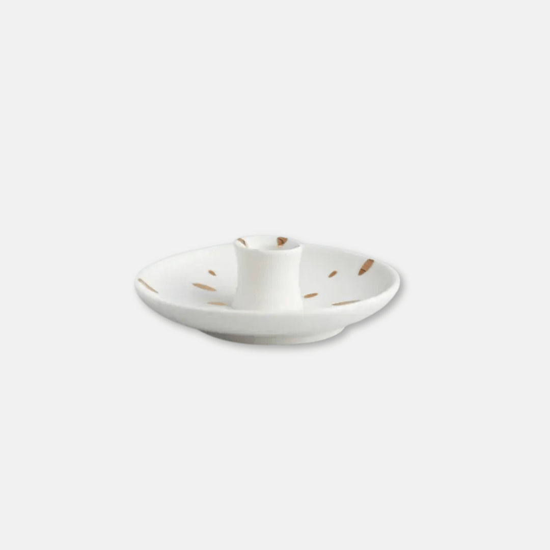 Gold Fleck Mini Candle Holder