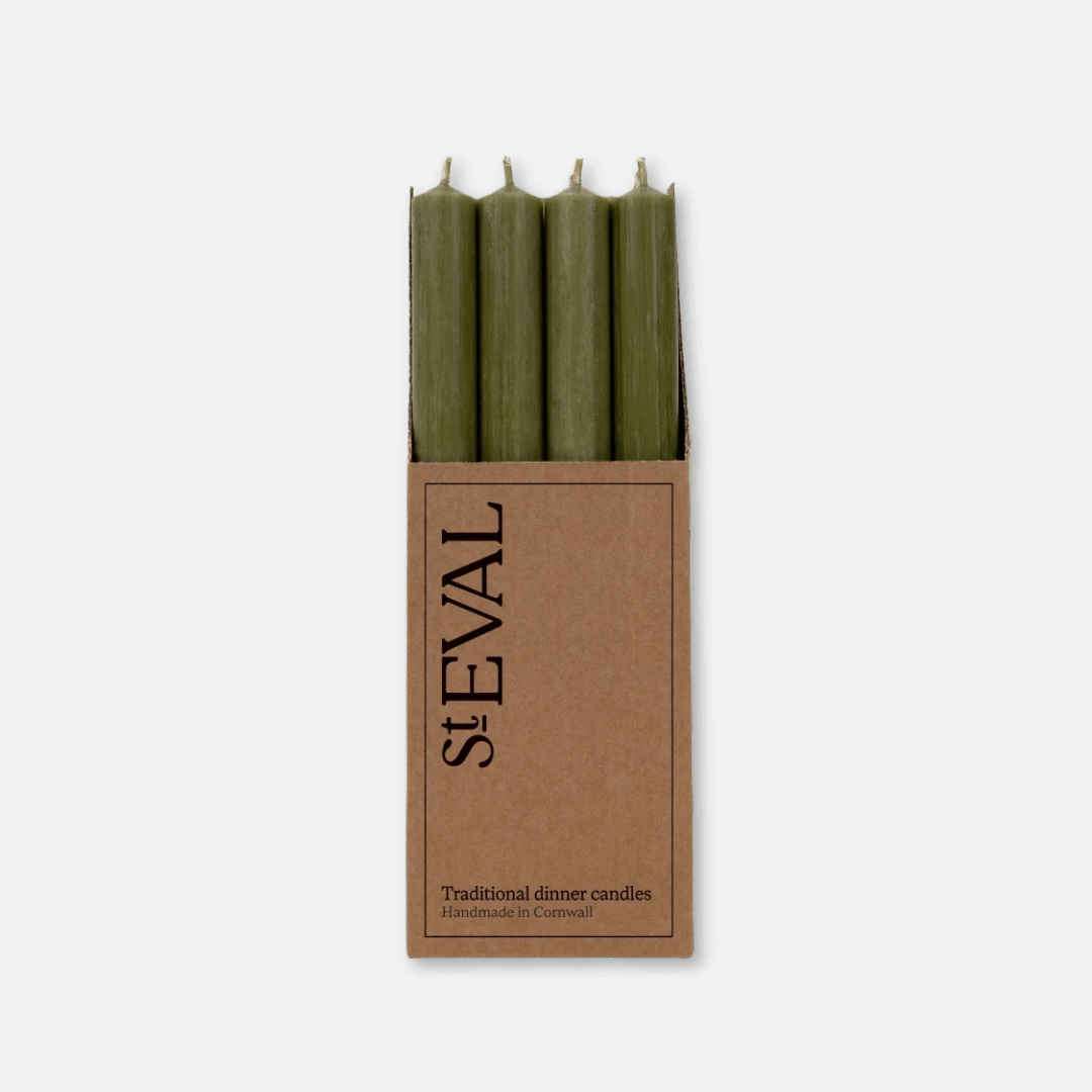 Olive Dinner Candle