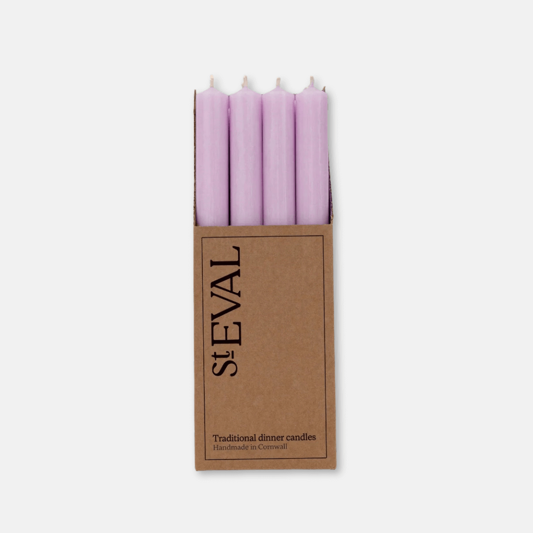Sea Thistle Lilac Dinner Candle