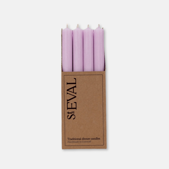 Sea Thistle Lilac Dinner Candle