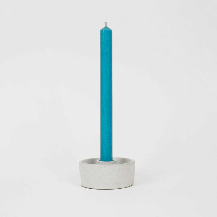 Tidepool Blue Dinner Candle