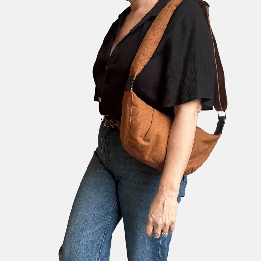 Brown Crossbody Sling Bag