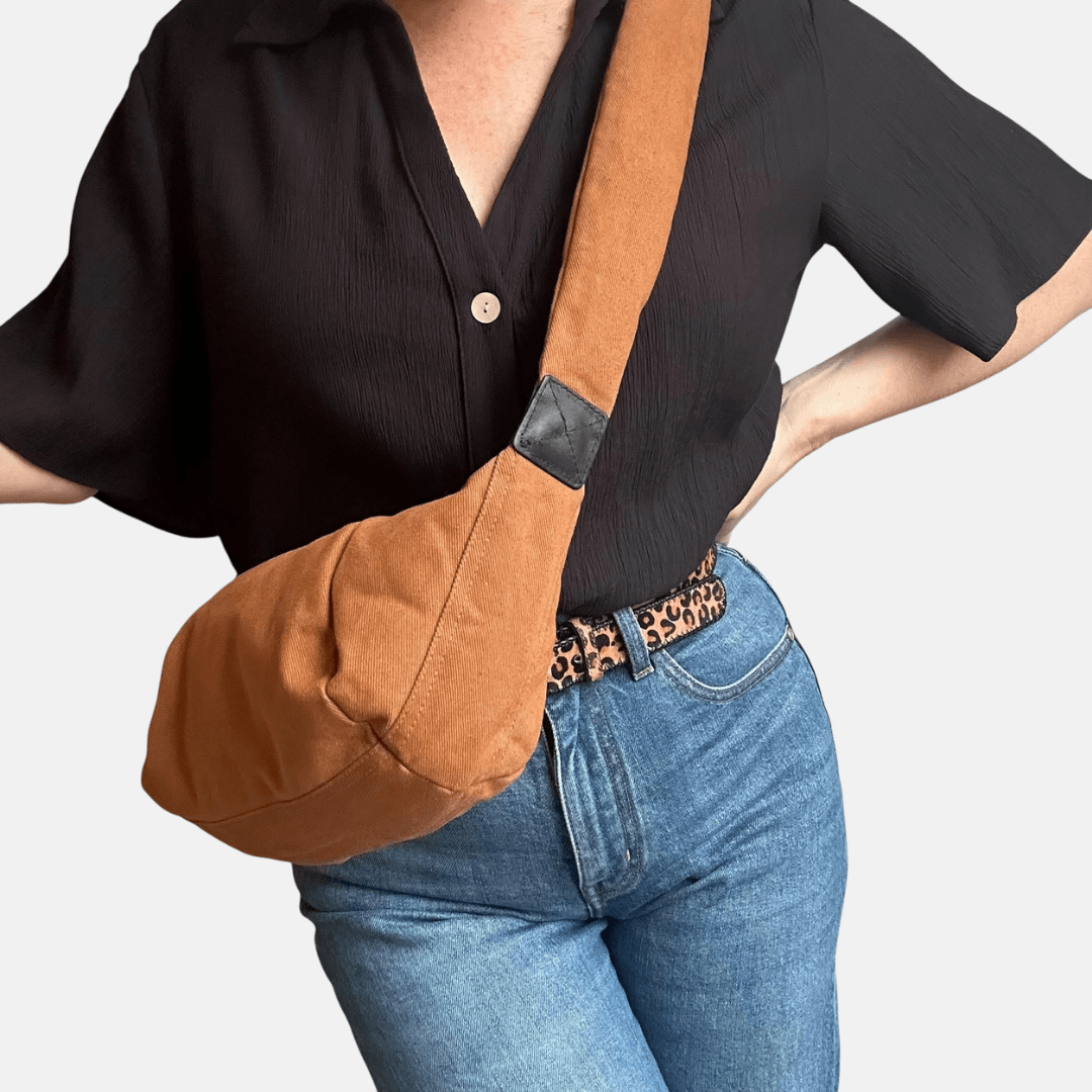 Brown Crossbody Sling Bag