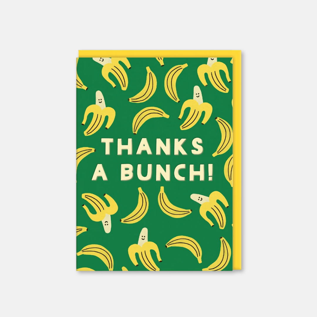 Thanks A Bunch Mini Greetings Card 6 Pack