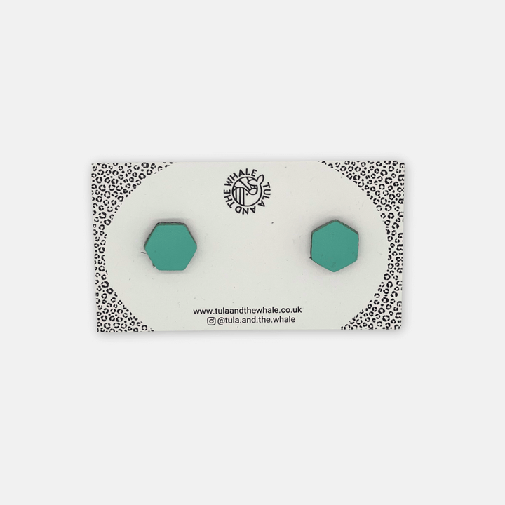 Tula and the Whale Hexagon Studs