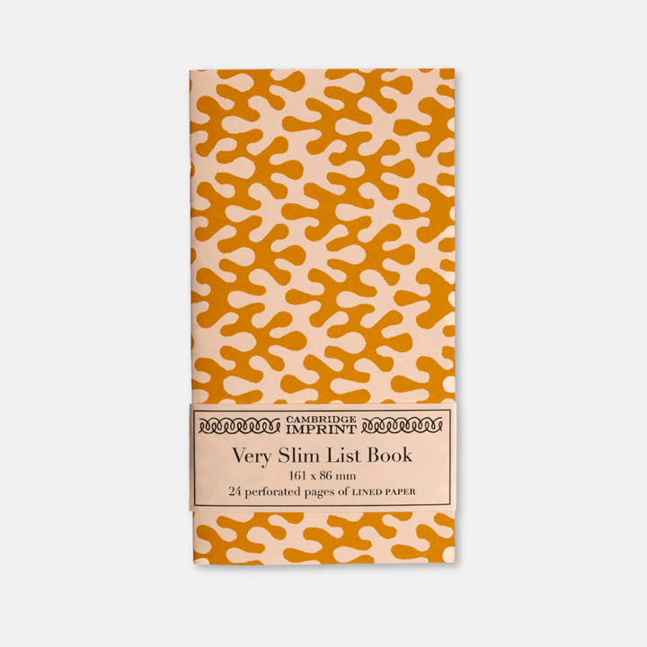 Very Slim List Book