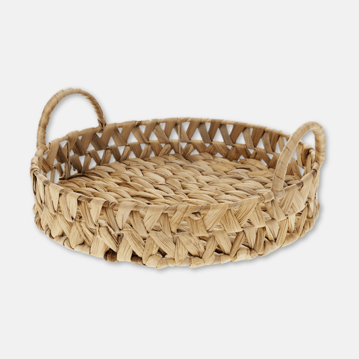 Water Hyacinth Tray with Handles