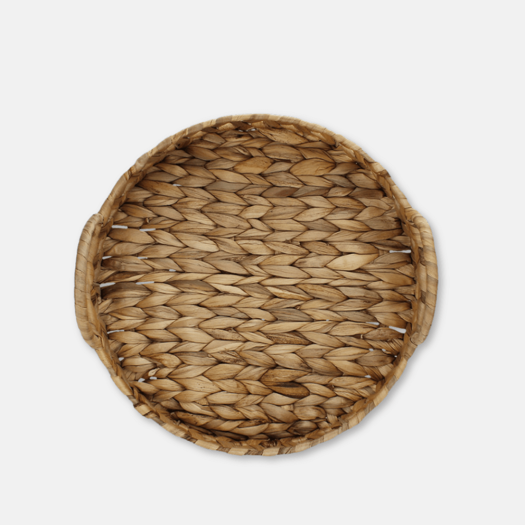 Water Hyacinth Tray with Handles