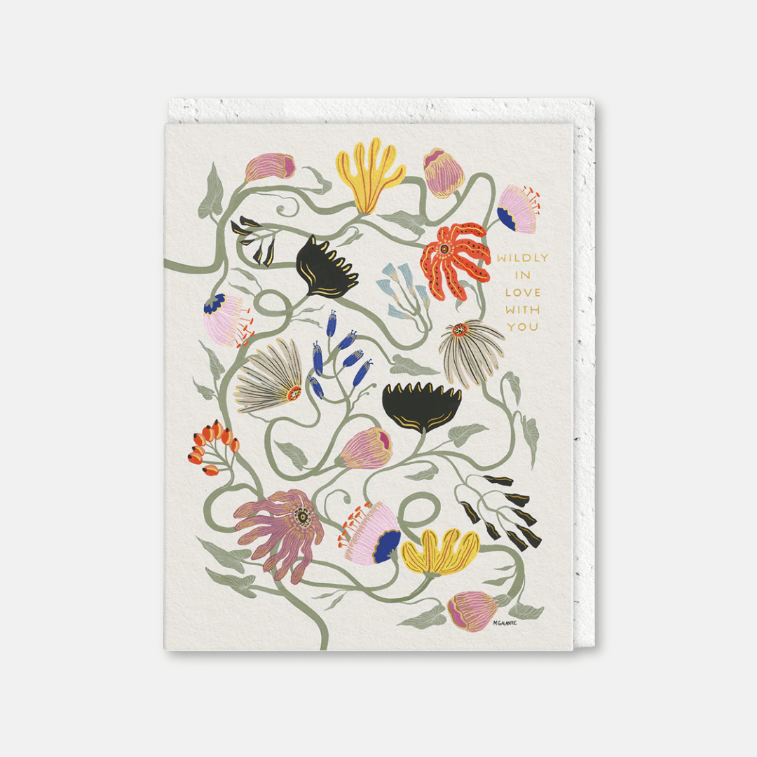 Wildly In Love Plantable Greetings Card