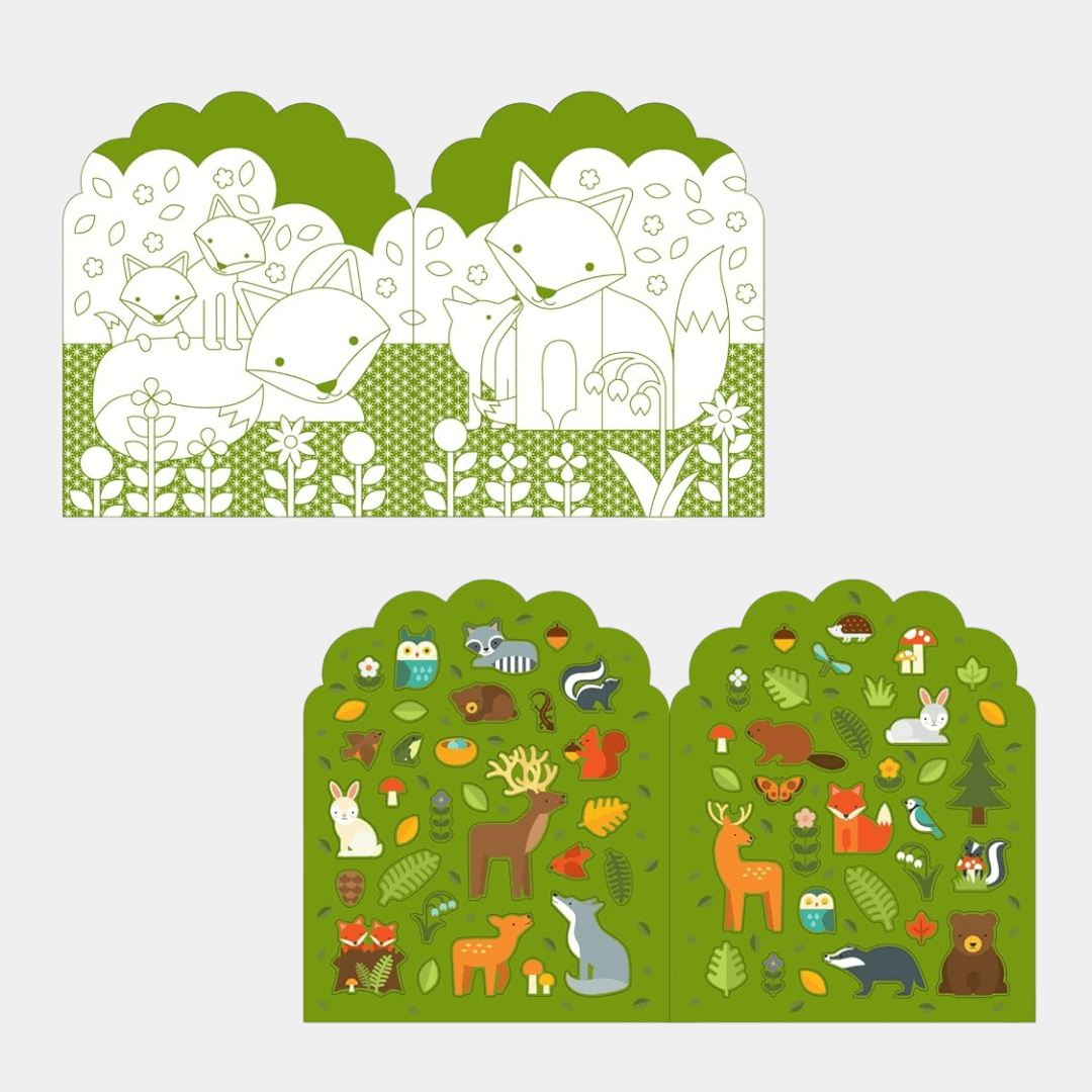 Woodland Colouring & Sticker Book