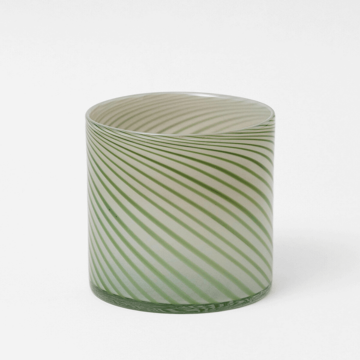 Large Spiral Glass Planter