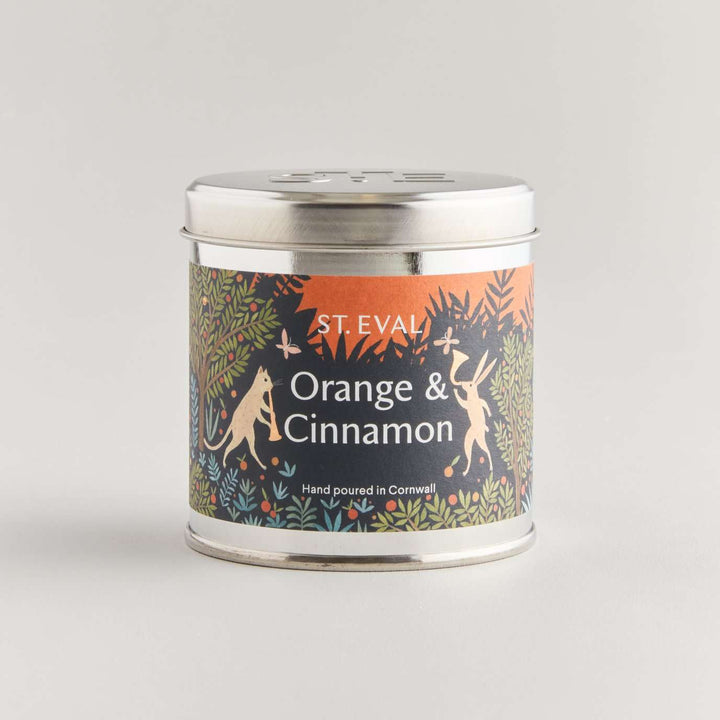 Orange & Cinnamon Christmas Tin Candle