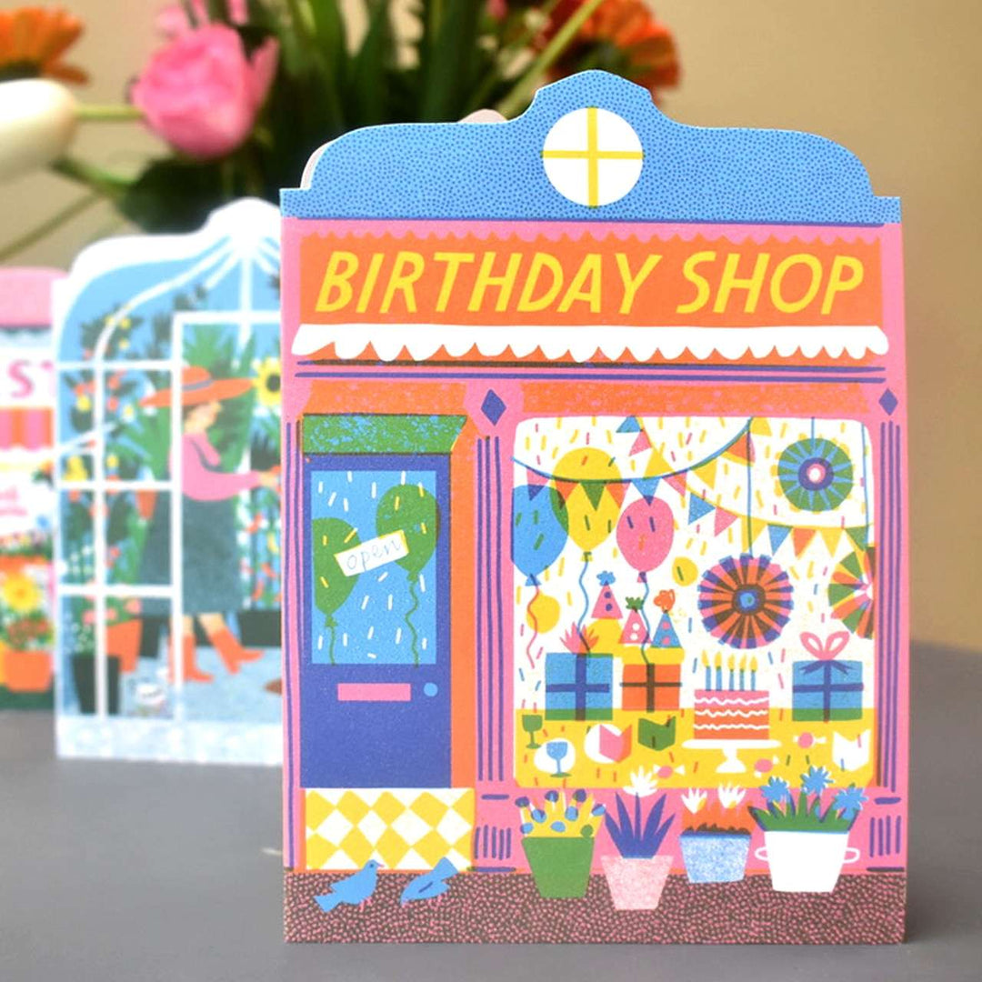 Birthday Shop Greetings Card