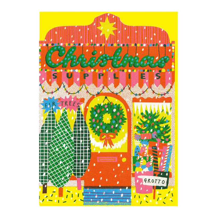 Christmas Shop Greetings Card