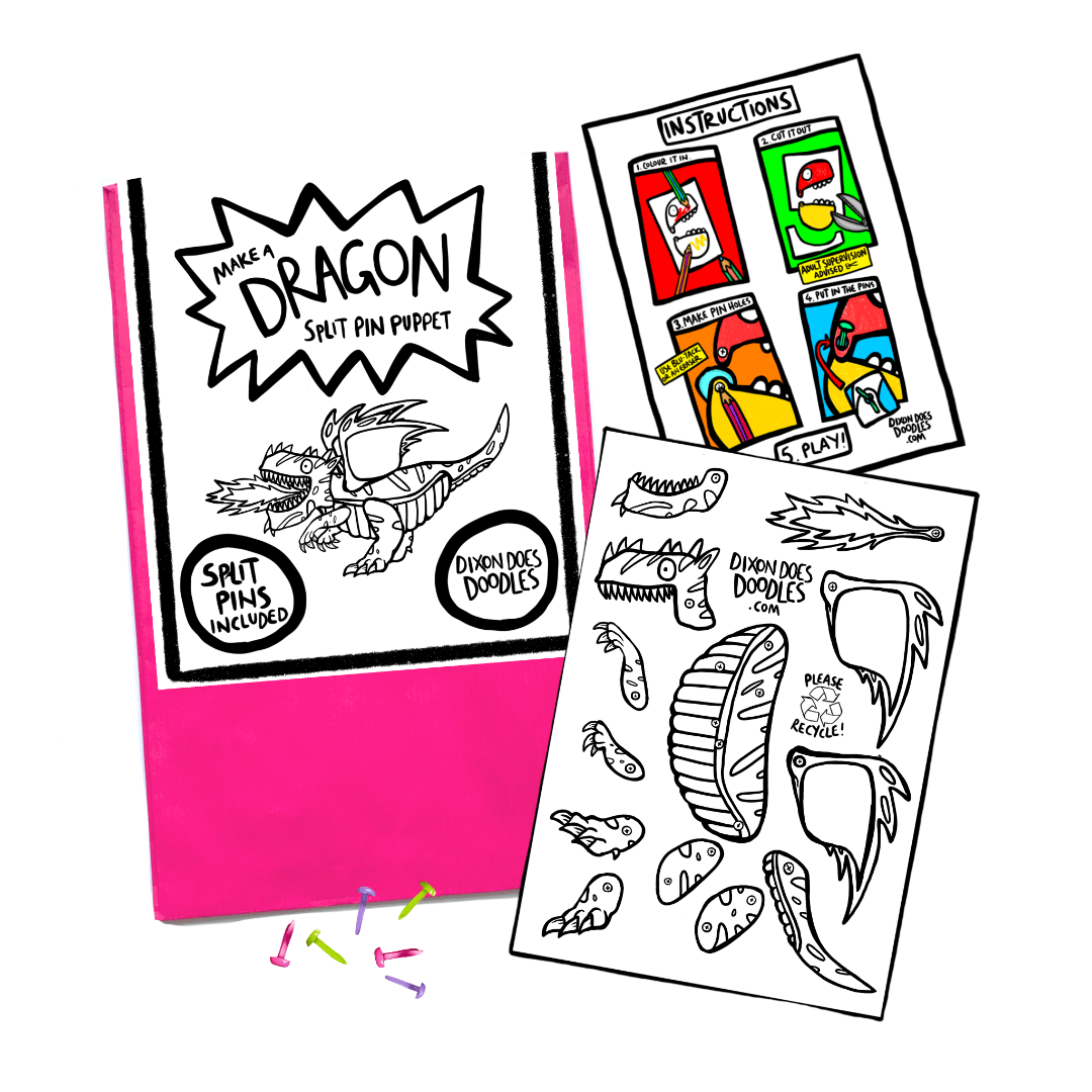 Dragon Pin Puppet Kit