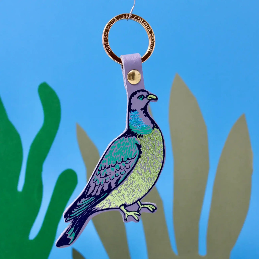 Feral Pigeon Key Ring