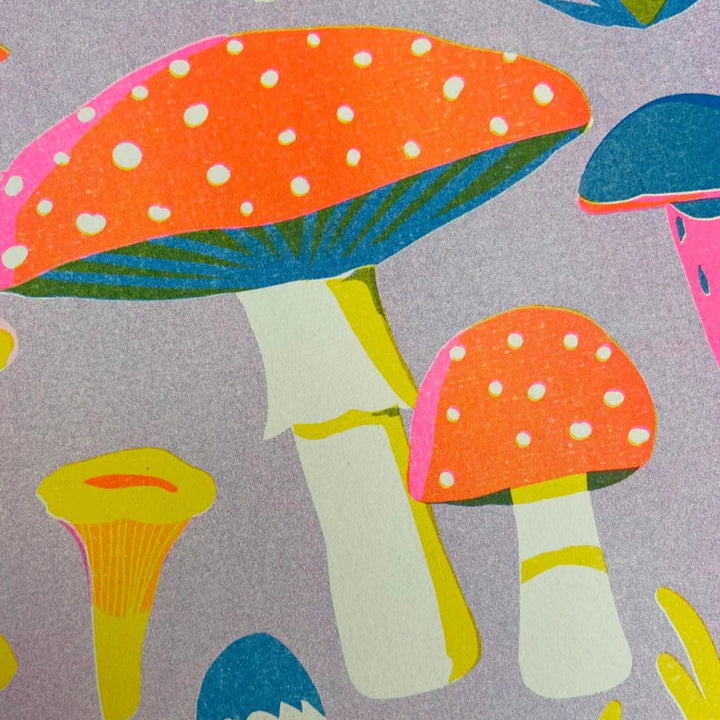 Fungi A3 Riso Art Print