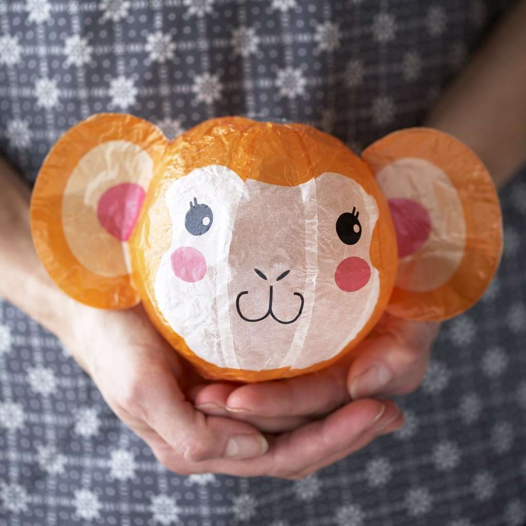 Monkey Japanese Paper Balloon